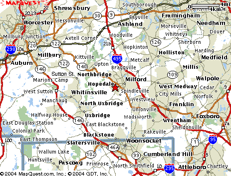 Hopedale Map
